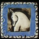 horse tile stylized