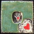 hand with heart tile